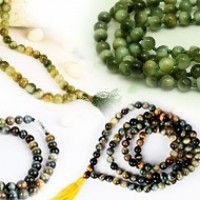 Cats Eye Necklace Mala