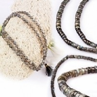 Labradorite Necklace Mala