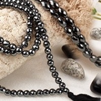 Hematite Necklace Mala