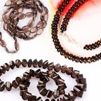 Smoky Quartz Necklace Mala