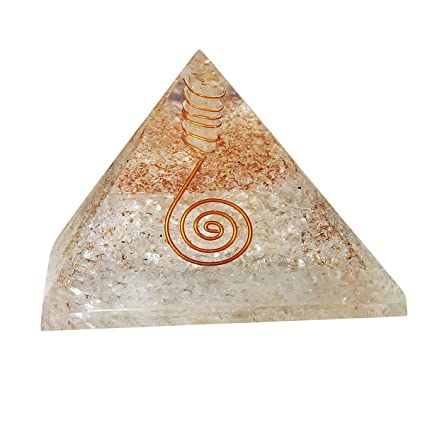 White Quartz Orgone Pyramid