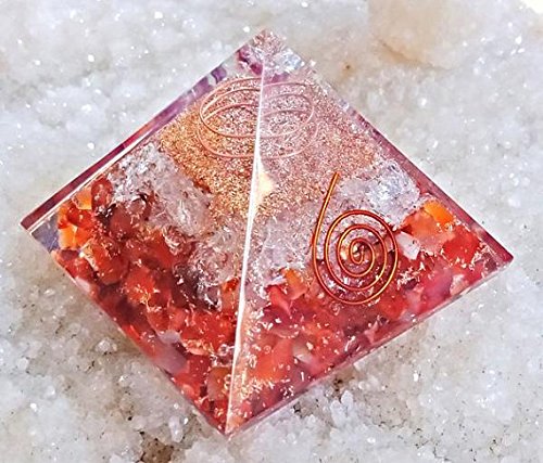 Red Carnelian Orgone Pyramid