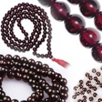 Garnet Necklace Mala