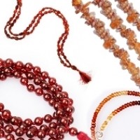 Gomed Hessonite Necklace Mala