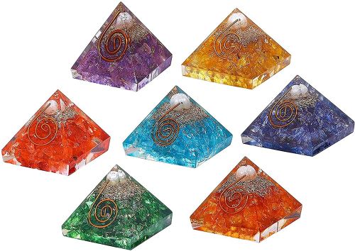 7 Chakra Orgone Pyramid