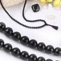 Black Jade Necklace Mala